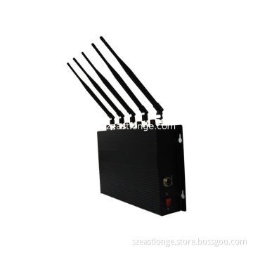 Est-505c 3g Remote Control Jammer 34dbm For Custom , 1 - 20m Jamming Range